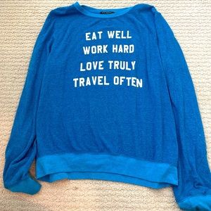 Wildfox blue sweater